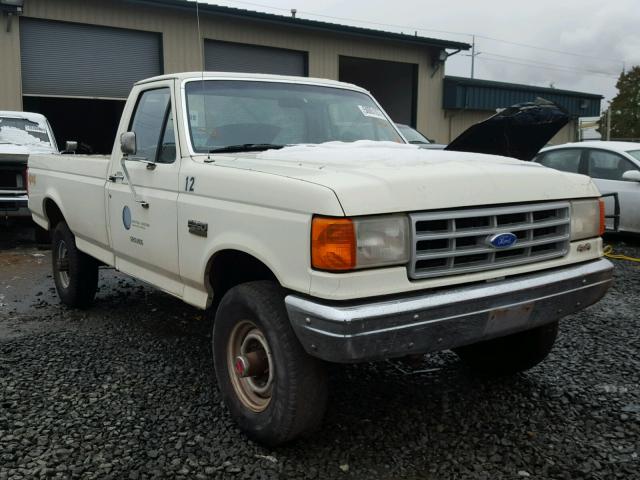 1FTHF26G9MKA90261 - 1991 FORD F250 CREAM photo 1