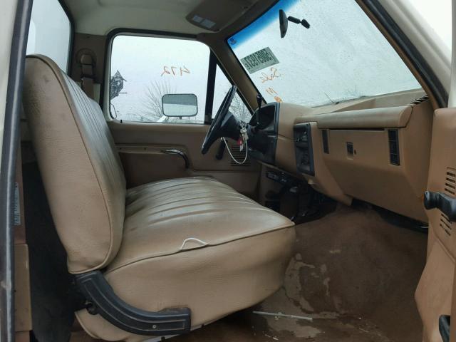 1FTHF26G9MKA90261 - 1991 FORD F250 CREAM photo 5