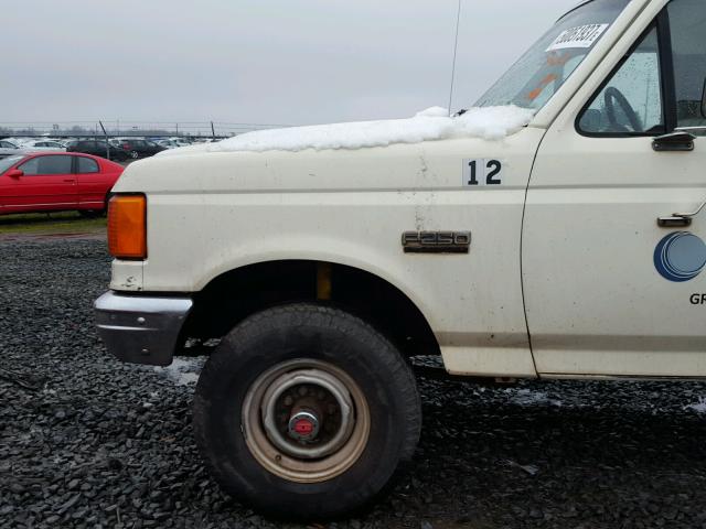 1FTHF26G9MKA90261 - 1991 FORD F250 CREAM photo 9