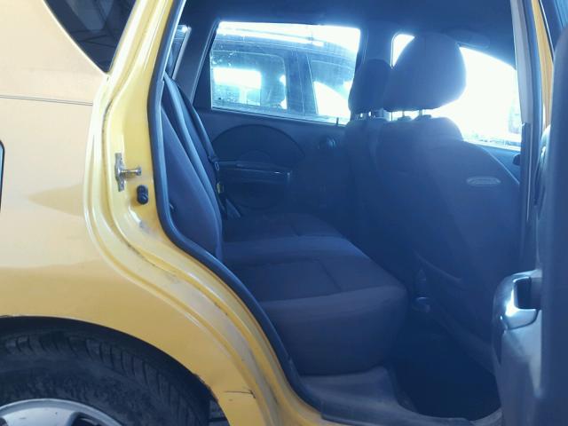 KL1TD66676B634281 - 2006 CHEVROLET AVEO BASE Сары фото 6