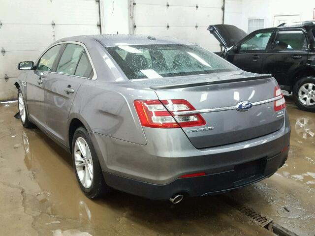 1FAHP2E8XEG113192 - 2014 FORD TAURUS SEL GRAY photo 3