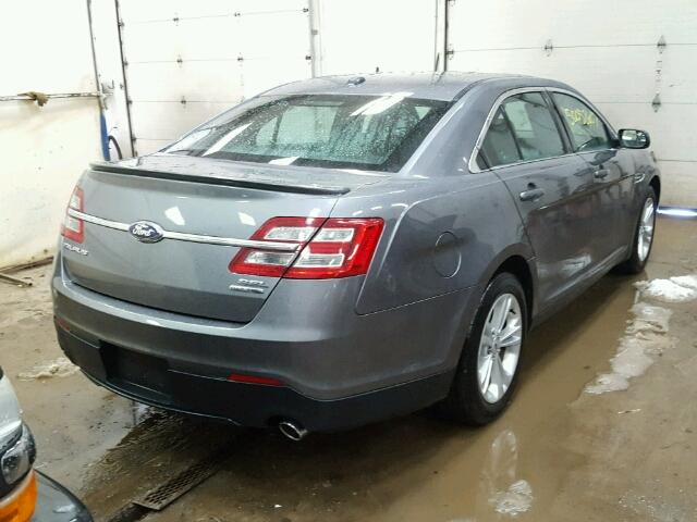 1FAHP2E8XEG113192 - 2014 FORD TAURUS SEL GRAY photo 4