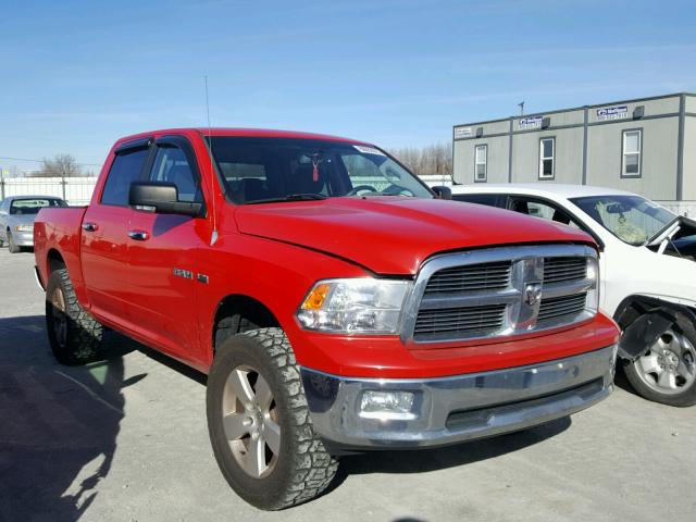 1D3HV13T49J513217 - 2009 DODGE RAM 1500 RED photo 1