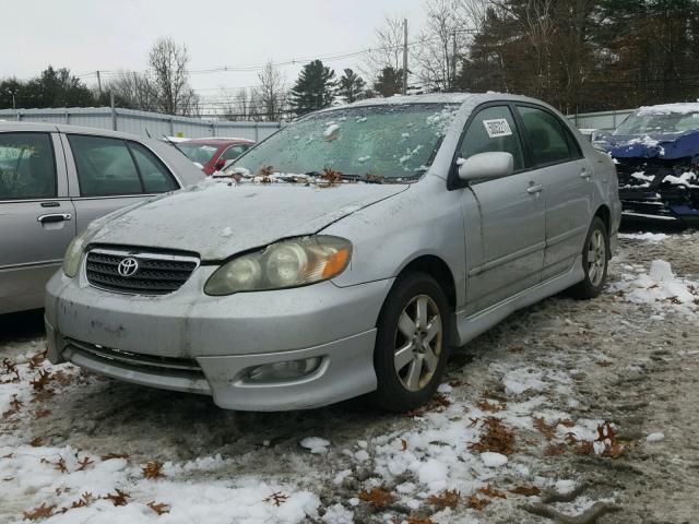 2T1BR32E35C463238 - 2005 TOYOTA COROLLA CE SILVER photo 2