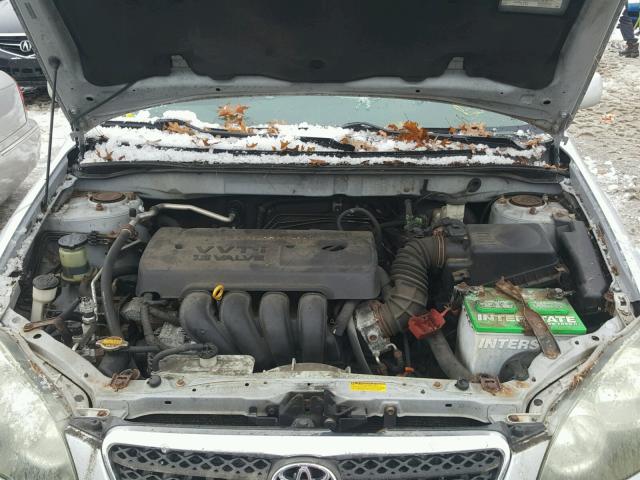 2T1BR32E35C463238 - 2005 TOYOTA COROLLA CE SILVER photo 7