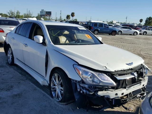 KMHGC4DF9CU206888 - 2012 HYUNDAI GENESIS 4. WHITE photo 1