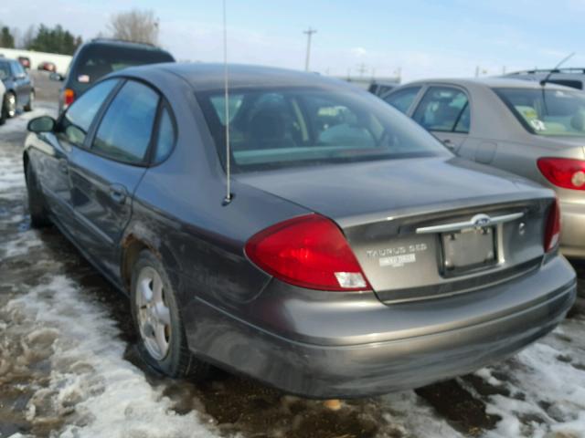 1FAFP55U62G176968 - 2002 FORD TAURUS SES GRAY photo 3