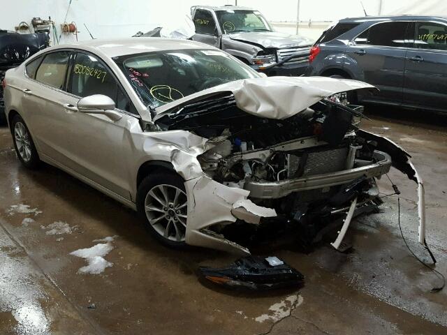 3FA6P0H79HR186226 - 2017 FORD FUSION SE GOLD photo 1