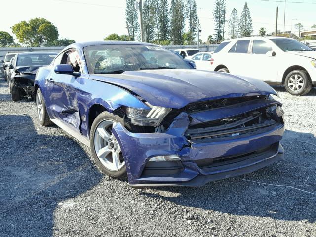 1FA6P8AM8G5245153 - 2016 FORD MUSTANG BLUE photo 1