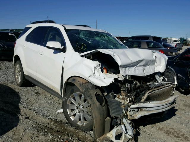 2GNALPEC0B1217716 - 2011 CHEVROLET EQUINOX LT WHITE photo 1