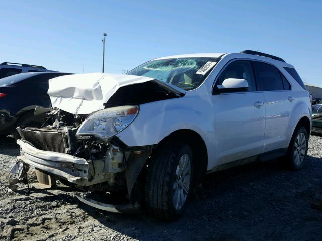 2GNALPEC0B1217716 - 2011 CHEVROLET EQUINOX LT WHITE photo 2