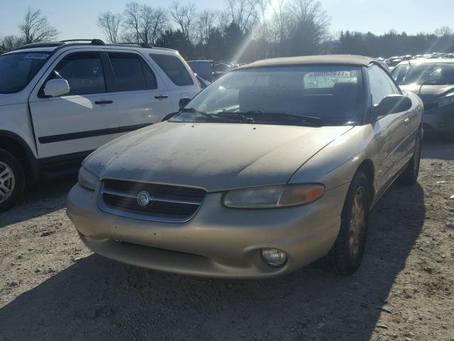 3C3EL55H4WT324562 - 1998 CHRYSLER SEBRING JX TAN photo 2