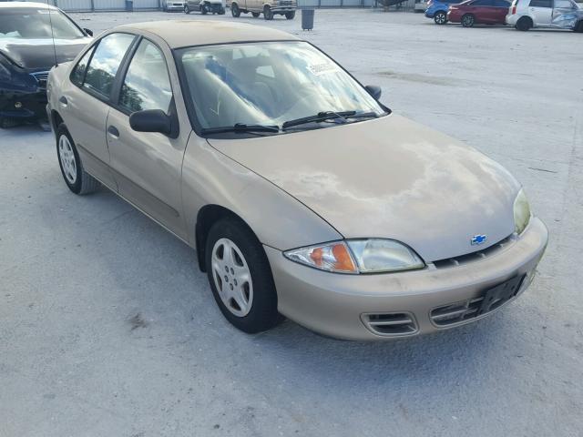 1G1JF524927315138 - 2002 CHEVROLET CAVALIER L TAN photo 1