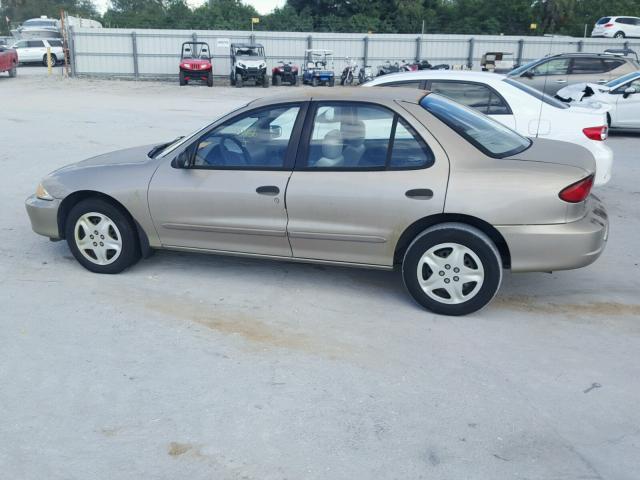 1G1JF524927315138 - 2002 CHEVROLET CAVALIER L TAN photo 9