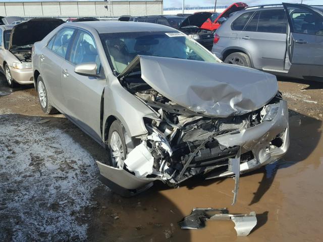 4T4BF1FK7ER373611 - 2014 TOYOTA CAMRY L GOLD photo 1