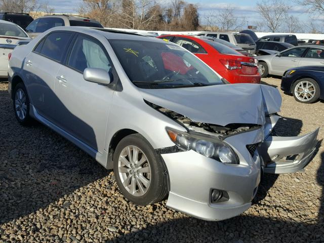 1NXBU40E89Z050209 - 2009 TOYOTA COROLLA BA SILVER photo 1