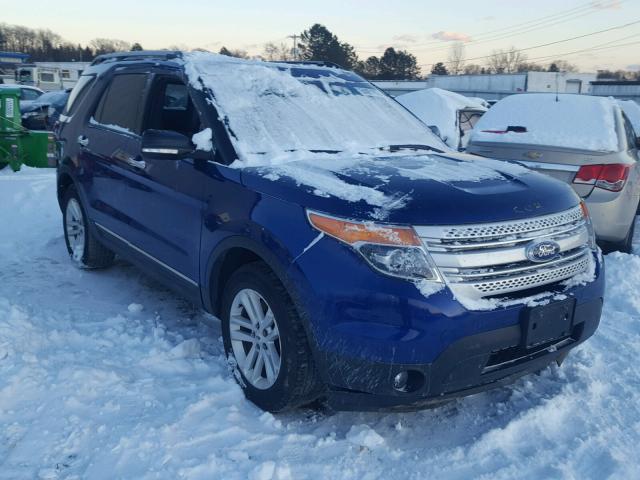 1FM5K8D88FGA17266 - 2015 FORD EXPLORER X BLUE photo 1