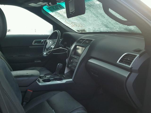 1FM5K8D88FGA17266 - 2015 FORD EXPLORER X BLUE photo 5