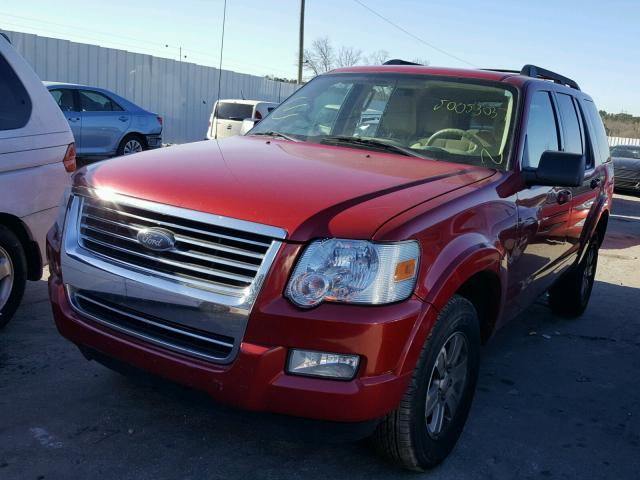 1FMEU63E09UA34753 - 2009 FORD EXPLORER X MAROON photo 2