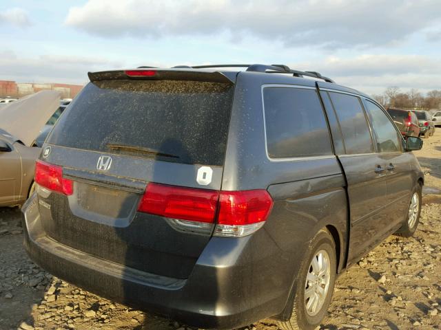 5FNRL3H79AB085070 - 2010 HONDA ODYSSEY EX GRAY photo 4