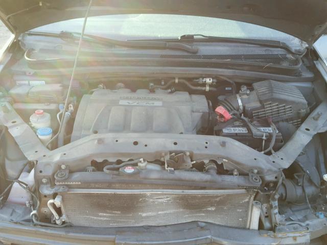 5FNRL3H79AB085070 - 2010 HONDA ODYSSEY EX GRAY photo 7