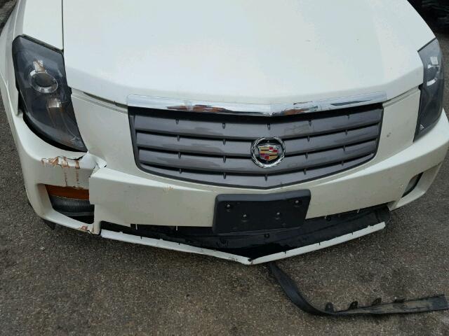 1G6DM577640166666 - 2004 CADILLAC CTS WHITE photo 9