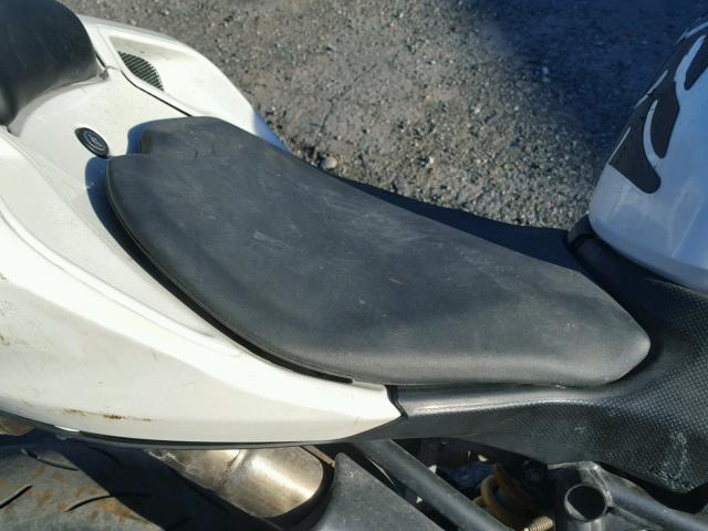 ZDM1XBLW89B022698 - 2009 DUCATI 1198 BASE WHITE photo 5