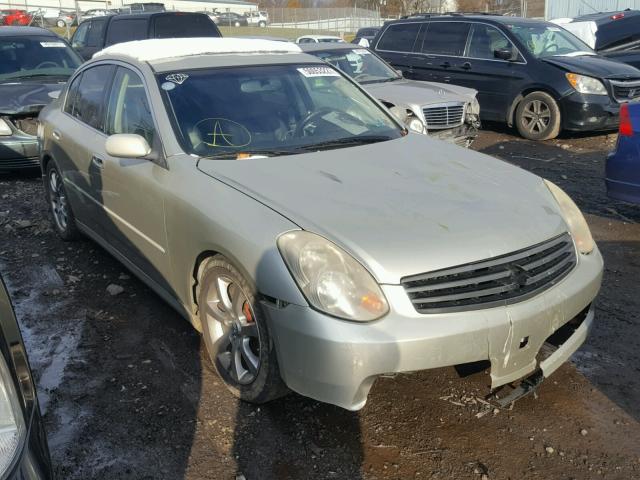 JNKCV51E35M216400 - 2005 INFINITI G35 BEIGE photo 1