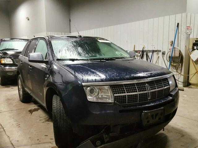 2LMDU88C08BJ22015 - 2008 LINCOLN MKX BLUE photo 1