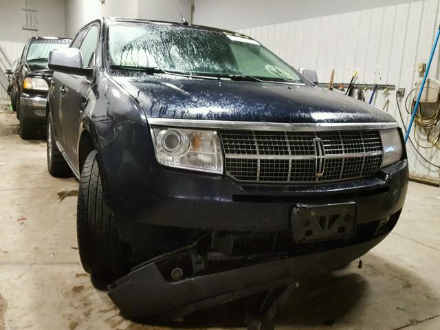 2LMDU88C08BJ22015 - 2008 LINCOLN MKX BLUE photo 9