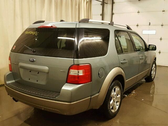 1FMDK02187GA21368 - 2007 FORD FREESTYLE GREEN photo 4