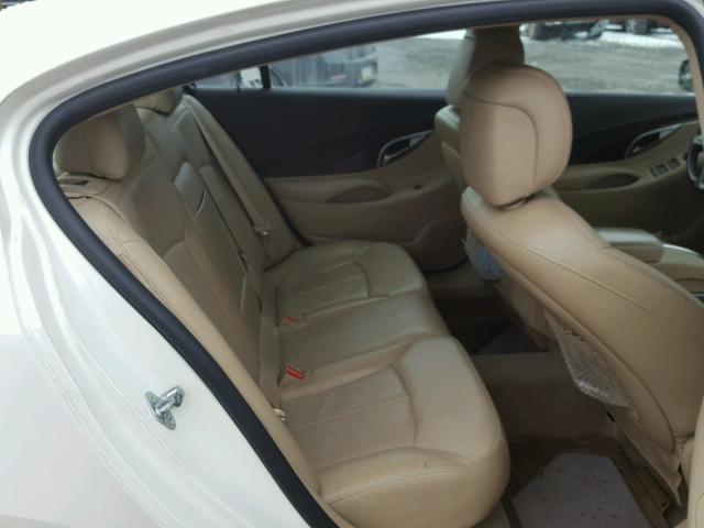 1G4GC5ED2BF277047 - 2011 BUICK LACROSSE C WHITE photo 6