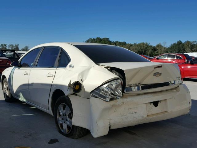 2G1WB58K181291348 - 2008 CHEVROLET IMPALA LS WHITE photo 3