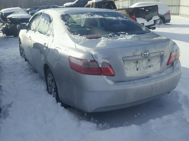 4T1BE46K37U706372 - 2007 TOYOTA CAMRY NEW SILVER photo 3