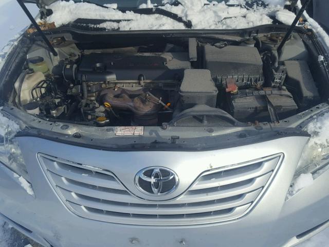 4T1BE46K37U706372 - 2007 TOYOTA CAMRY NEW SILVER photo 7