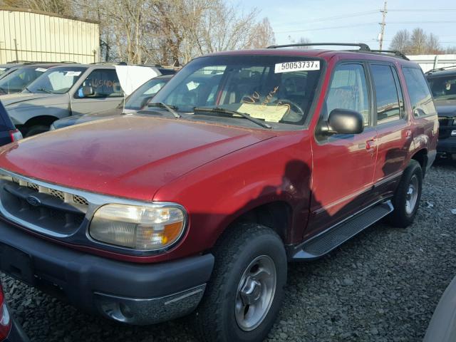 1FMZU34E9XZB31402 - 1999 FORD EXPLORER RED photo 2