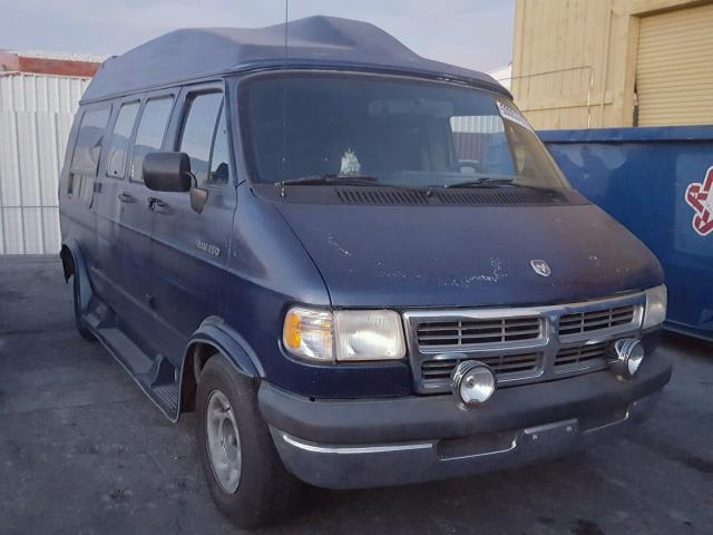 2B6HB21Y3RK175310 - 1994 DODGE RAM VAN B2 BLUE photo 1