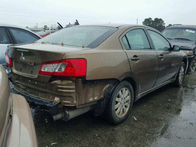 4A3AB36F29E019920 - 2009 MITSUBISHI GALANT ES GOLD photo 4