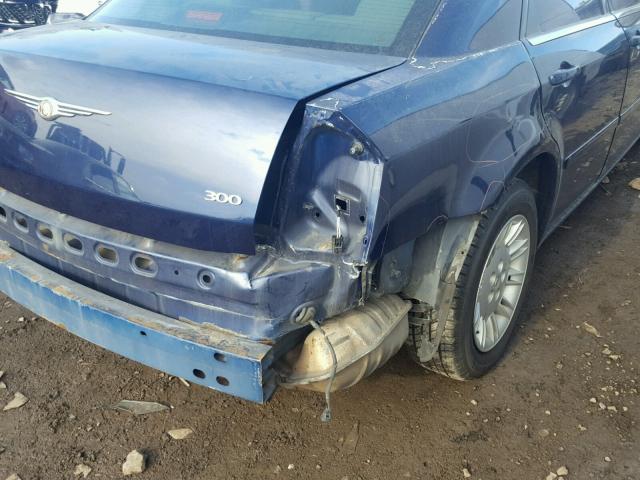 2C3KA43R36H358242 - 2006 CHRYSLER 300 BLUE photo 9