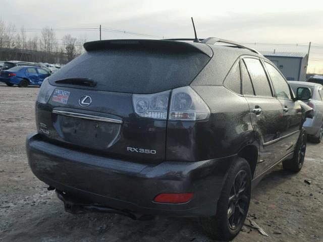 2T2HK31U89C107392 - 2009 LEXUS RX 350 GRAY photo 4