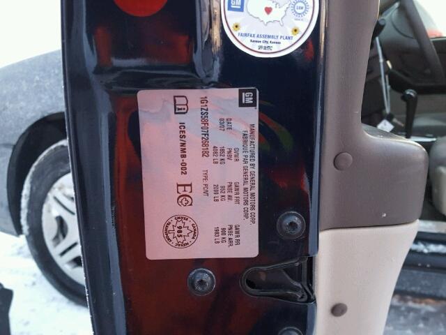 1G1ZS58F07F268182 - 2007 CHEVROLET MALIBU LS BLUE photo 10