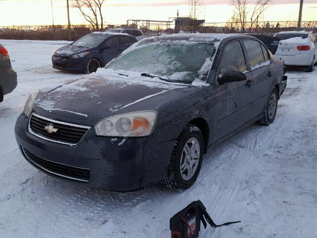 1G1ZS58F07F268182 - 2007 CHEVROLET MALIBU LS BLUE photo 2