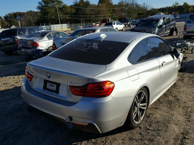 WBA3N9C59EF721204 - 2014 BMW 428 XI SILVER photo 4