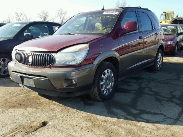 3G5DB03E95S565325 - 2005 BUICK RENDEZVOUS MAROON photo 2