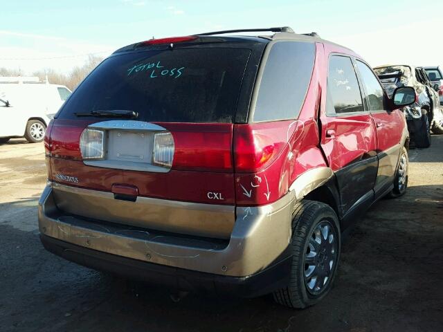 3G5DB03E95S565325 - 2005 BUICK RENDEZVOUS MAROON photo 4