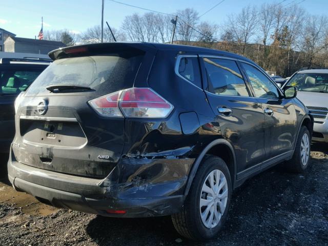 KNMAT2MV7FP567755 - 2015 NISSAN ROGUE S BLACK photo 4