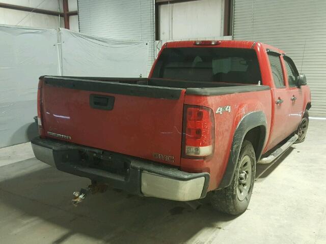 2GTEK13C571614911 - 2007 GMC NEW SIERRA RED photo 4