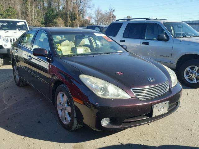 JTHBA30G355082819 - 2005 LEXUS ES 330 MAROON photo 1