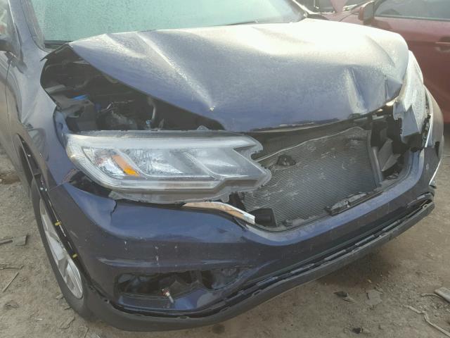 2HKRM4H55GH718532 - 2016 HONDA CR-V EX ლურჯი ფოტო 9