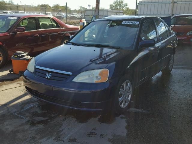 2HGES26733H522221 - 2003 HONDA CIVIC EX 蓝色 照片 2